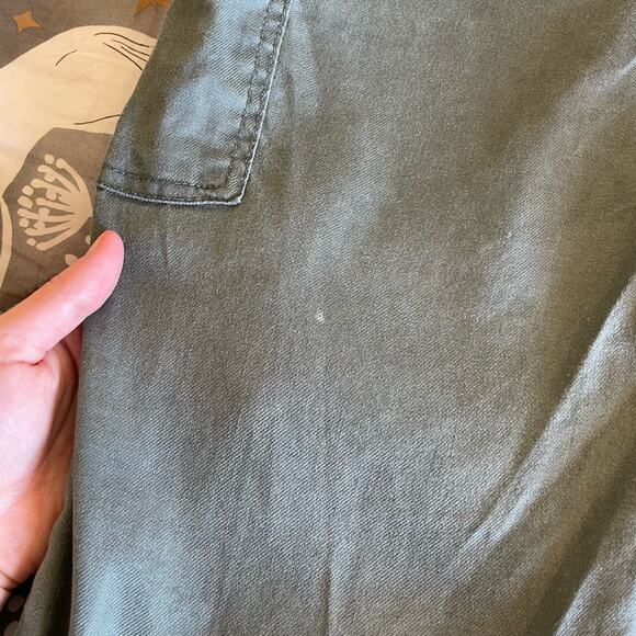 Liverpool US 4 green cargo pant ankle mid rise gorpcore utility Kim Possible - Picture 9 of 11